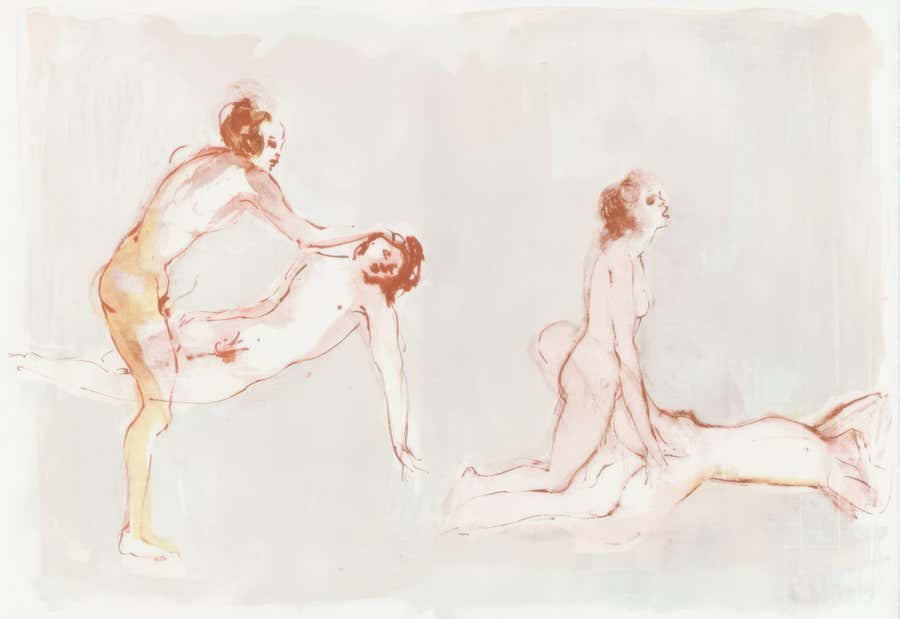 Leonor Fini, Untitled, from Parallelement, 1969