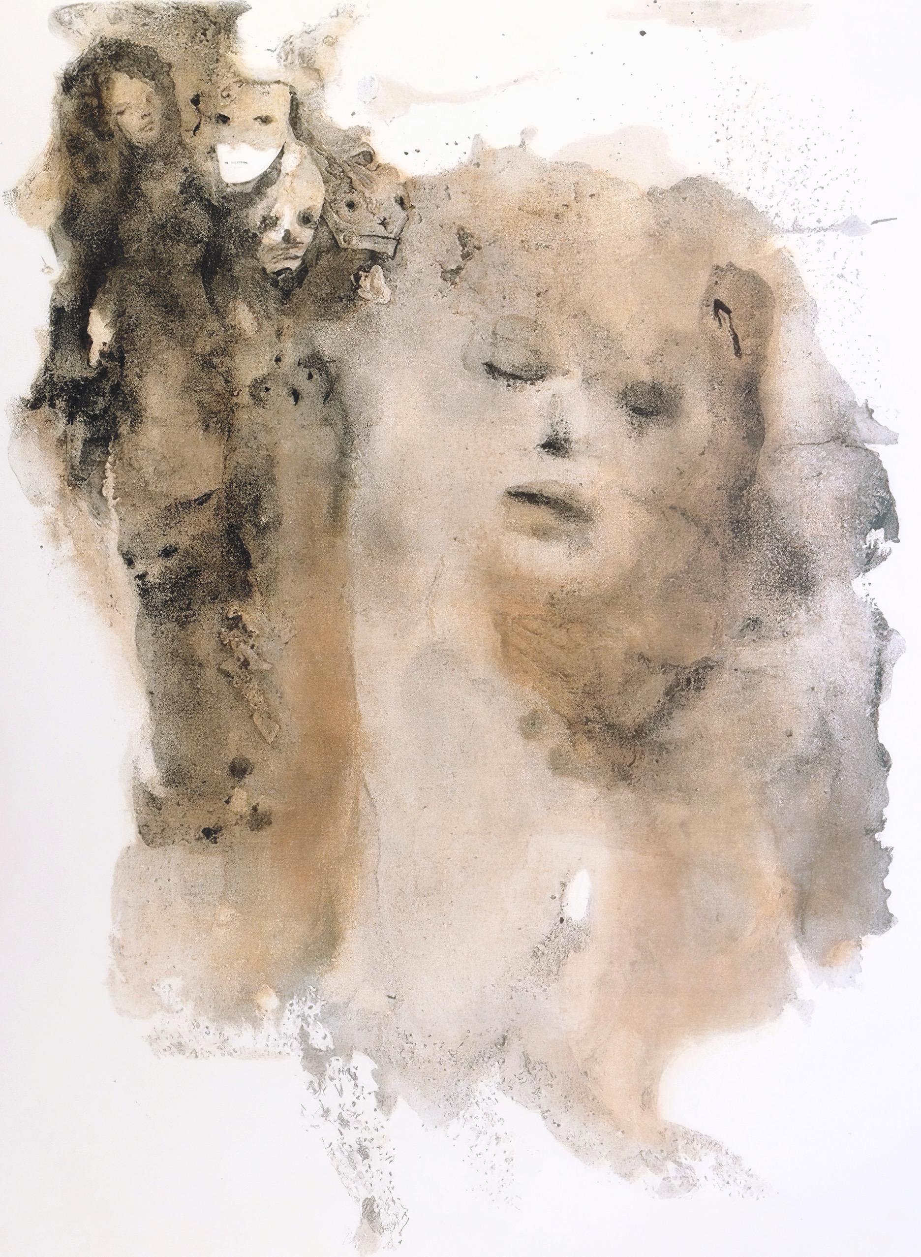 This exquisite lithograph by Leonor Fini (1907–1996), titled Sans titre (Untitled), from Les Fleurs du Mal (The Flowers of Evil), originates from the 1964 issue published by Le Cercle du Livre Precieux, Paris, and printed by Atelier Desjobert,