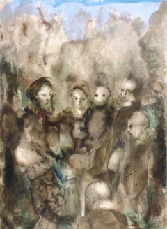 Leonor Fini, Sans titre, d'après Shakespeare, La Tempête, 1965