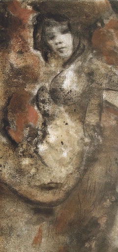 Leonor Fini, Sin título, de Las flores del mal, 1964
