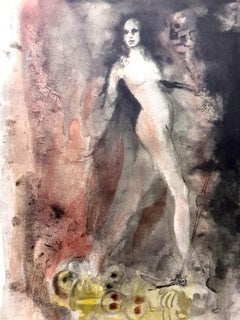 Leonor Fini - Walking on Death - Original Lithograph