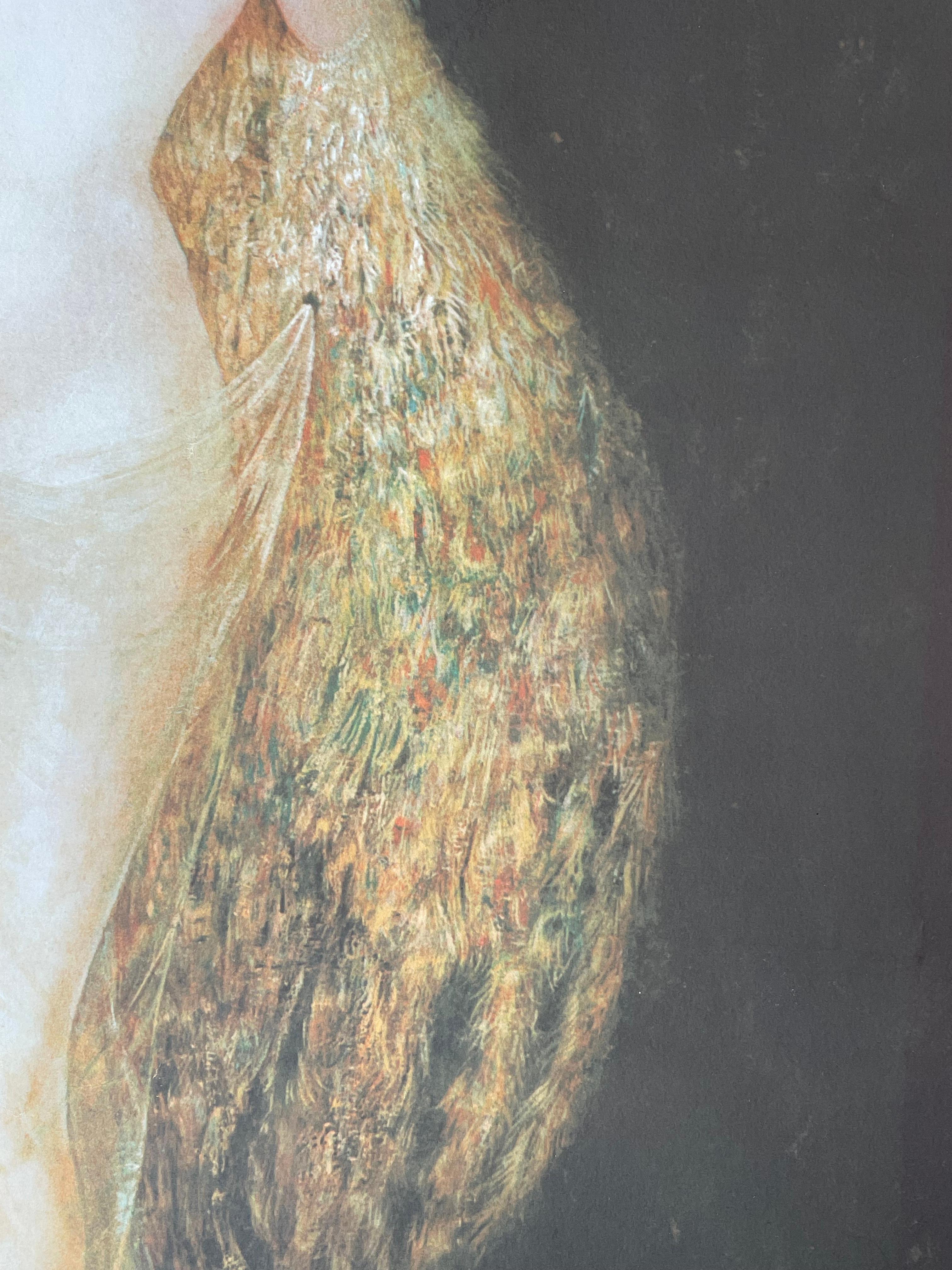 Leonor Fini, Frau mit Pfauenfedern gekleidet, um 1970 im Angebot 2