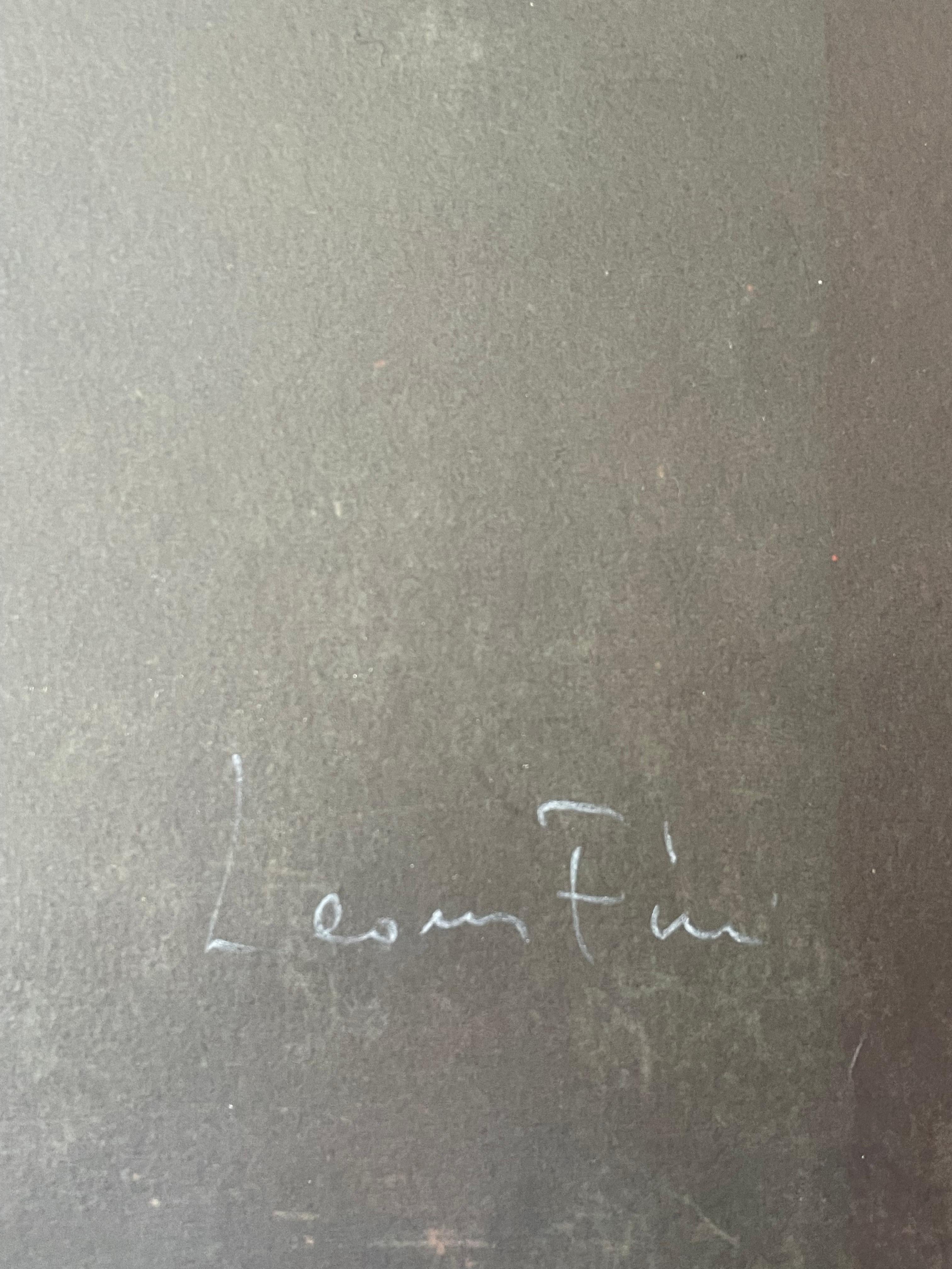 Leonor Fini, Frau mit Pfauenfedern gekleidet, um 1970 im Angebot 4