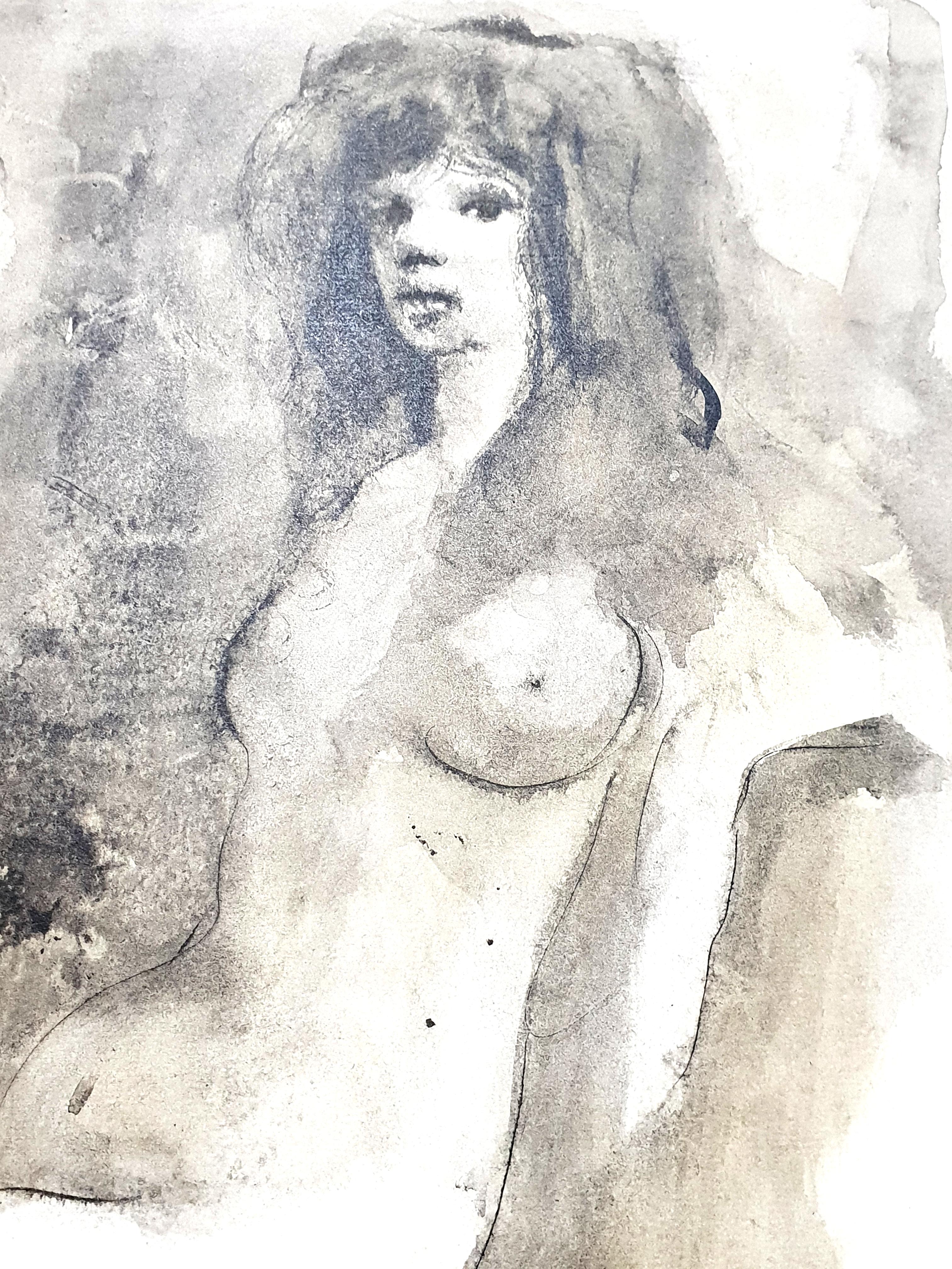 Leonor Fini - Young Beauty - Original Lithograph For Sale 2