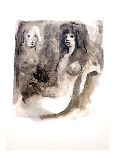 Vintage Leonor Fini - Young Beauty - Original Lithograph