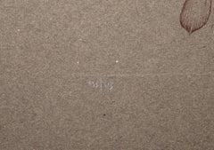 Mother and Child, Signed Surrealist Etching by Leonor Fini