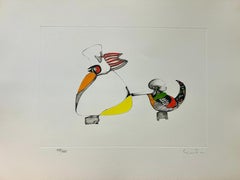 Mutantes - Litografía firmada y numerada a mano por Leonor Fini, Surrealista, 1975