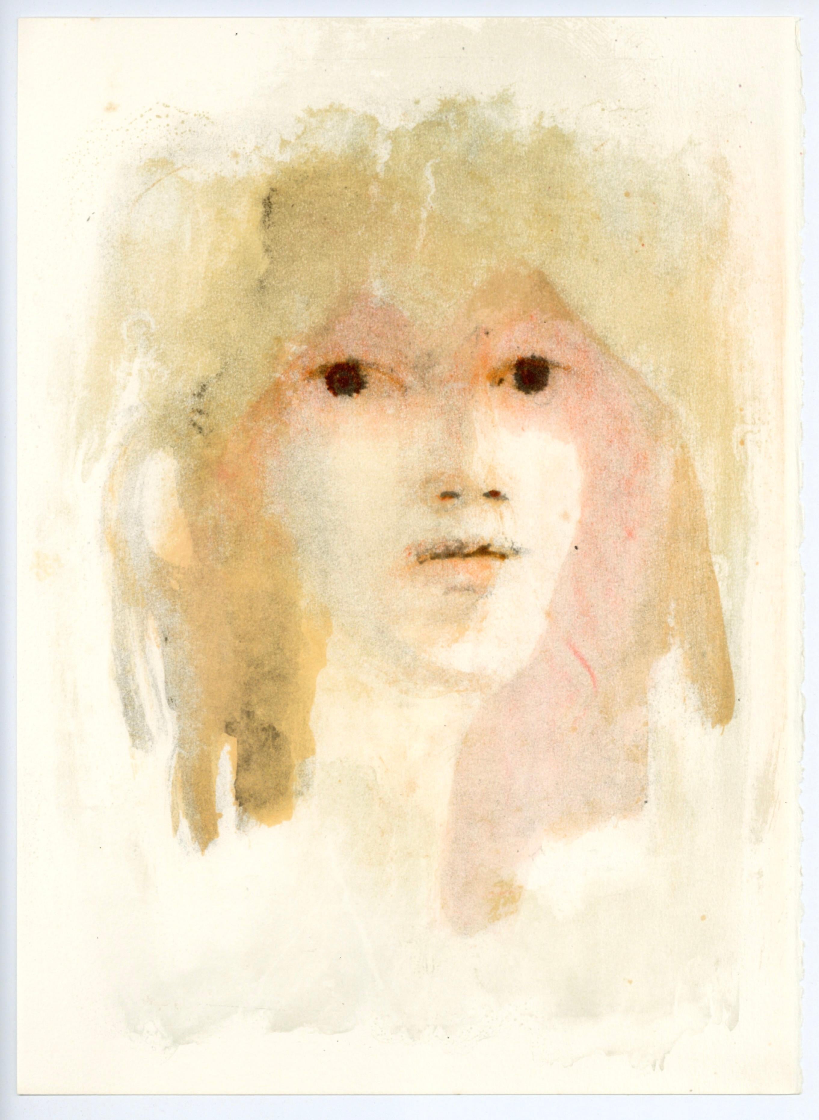 Portrait Print di Leonor Fini - litografia originale per Parallèlement