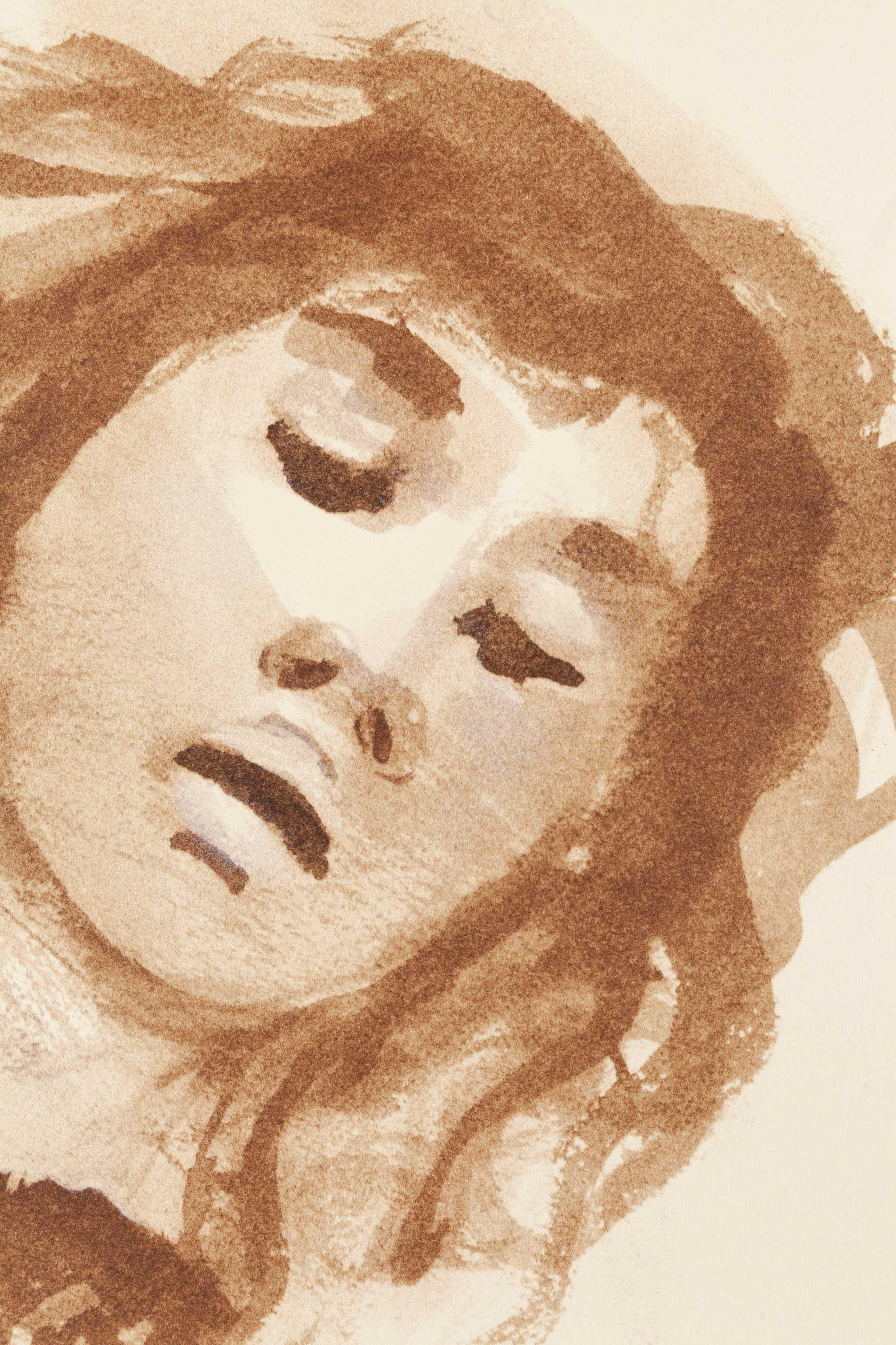 Portrait No. 1 - Surrealist Print by Leonor Fini