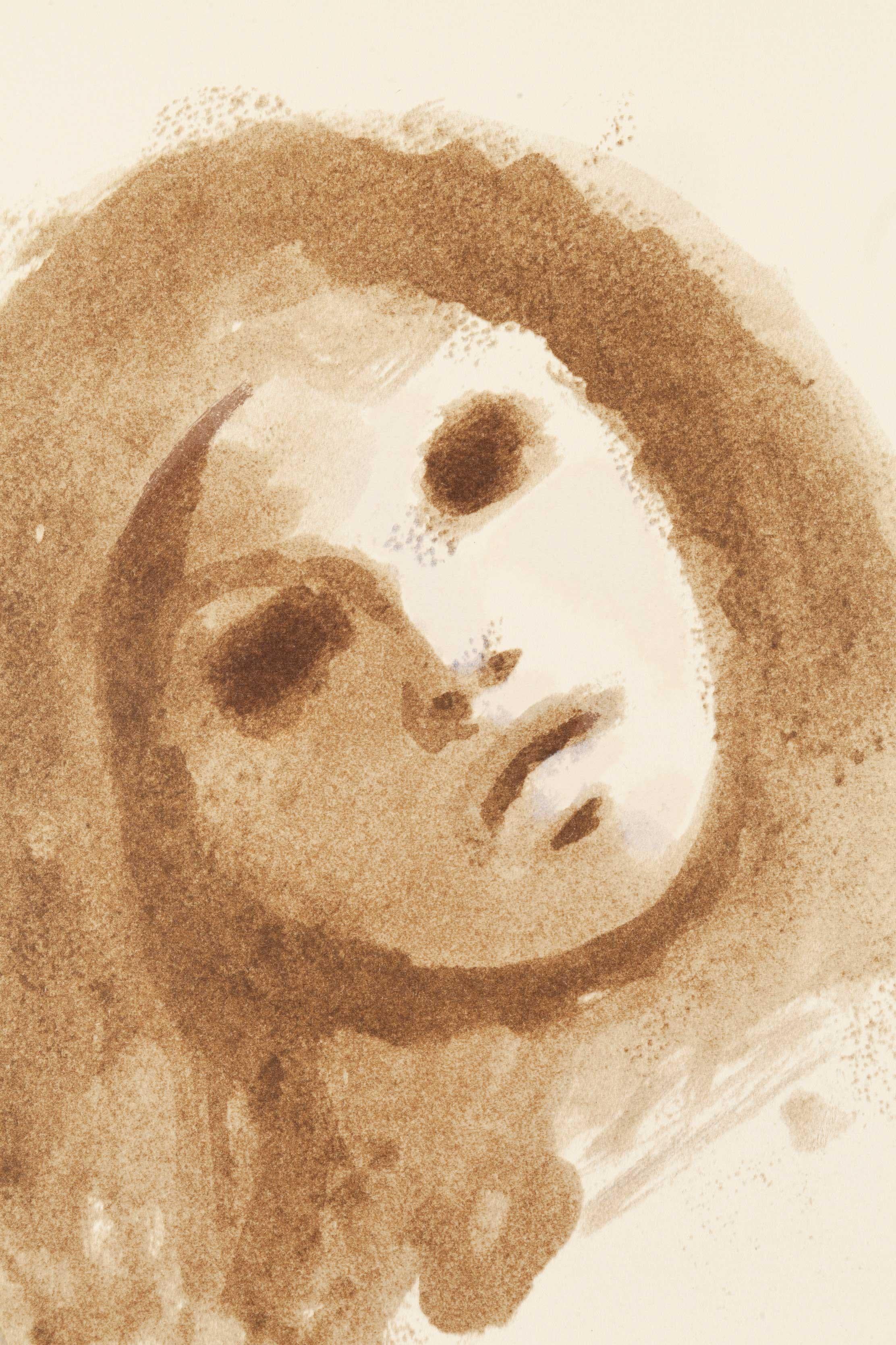 Portrait n° 10 - Surréalisme Print par Leonor Fini