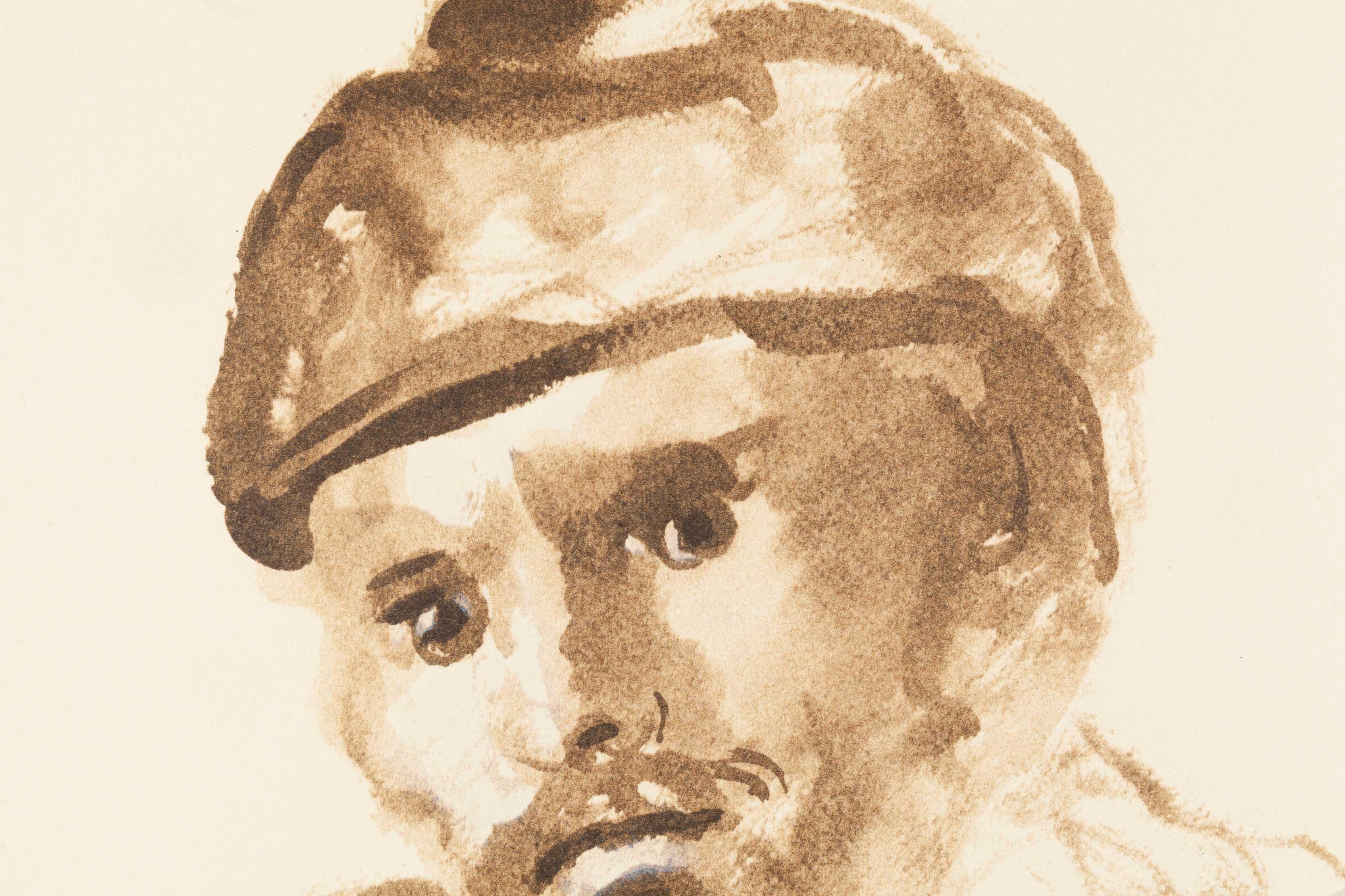 Portrait No. 11 - Surrealist Print by Leonor Fini
