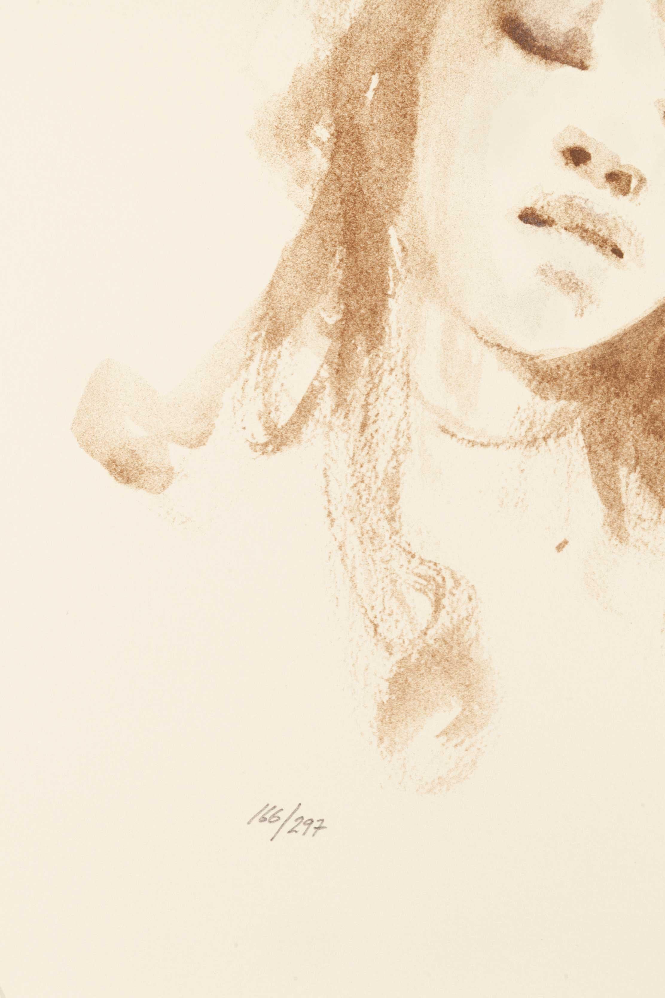 Portrait No. 12 - Surrealist Print by Leonor Fini