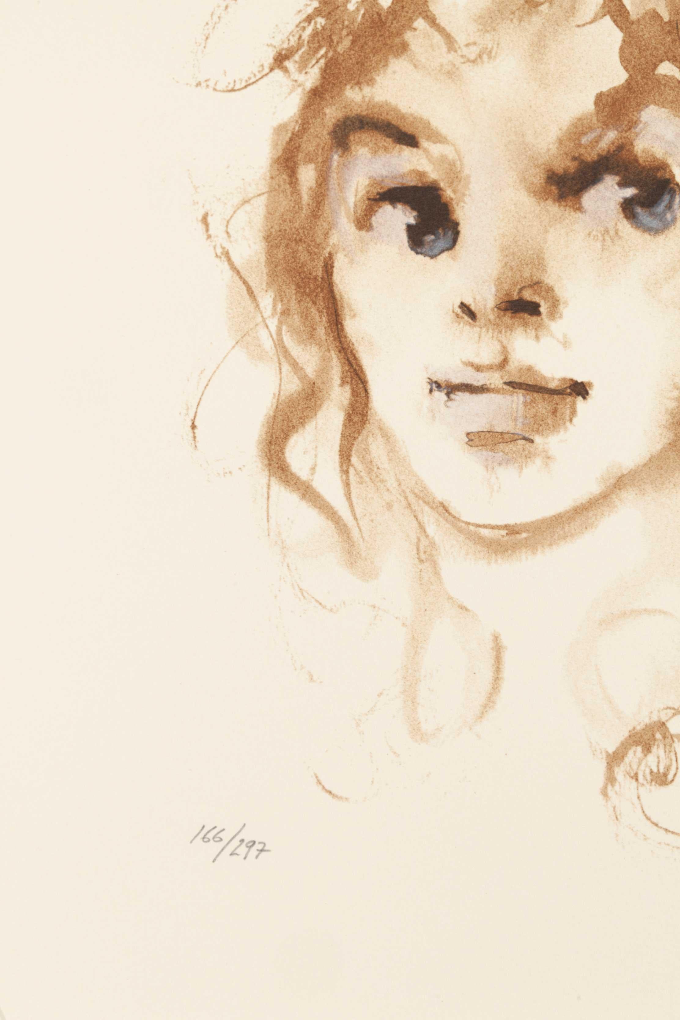 Portrait No. 13 - Surrealist Print by Leonor Fini