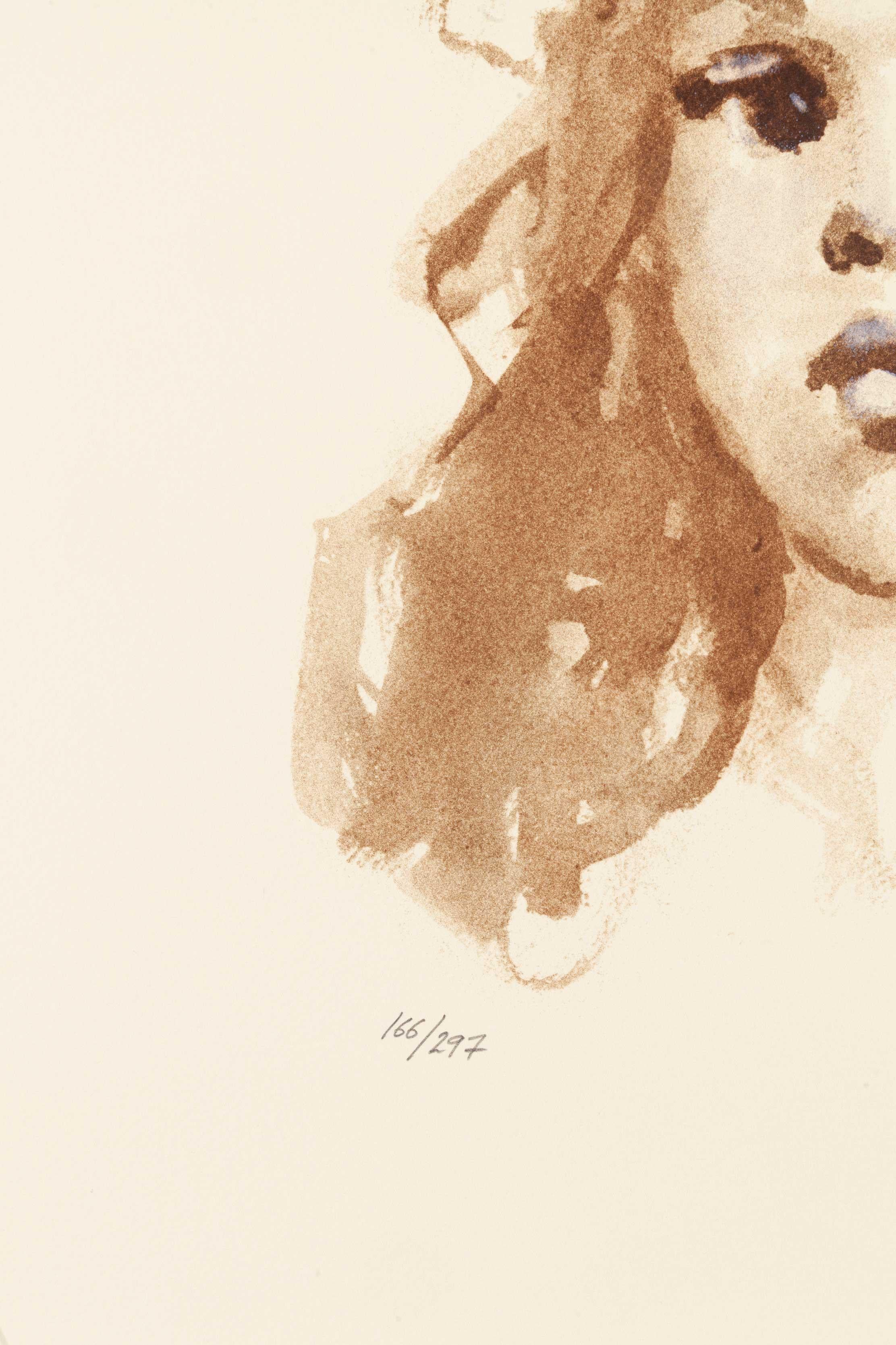 Portrait No. 7 - Surrealist Print by Leonor Fini