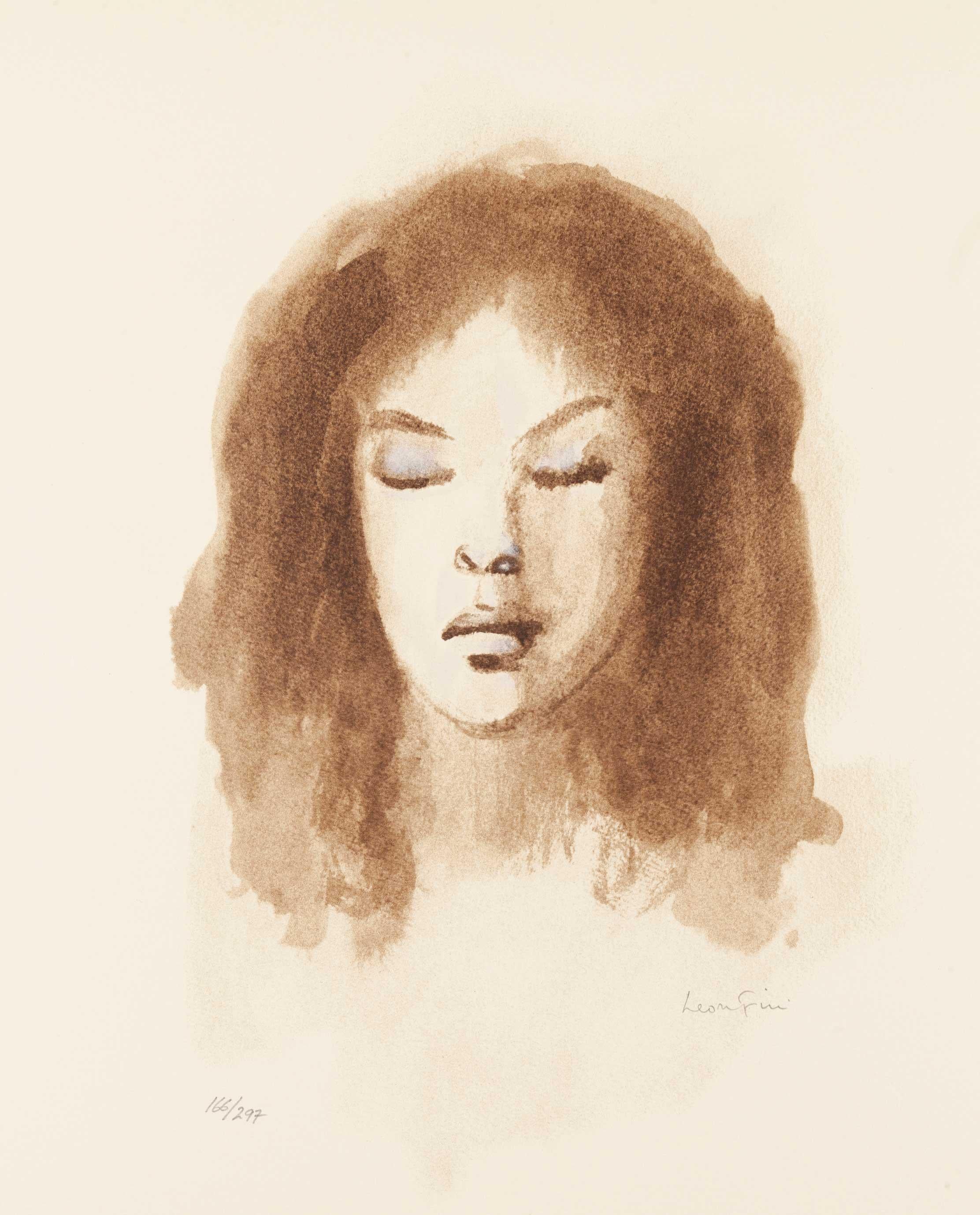 Leonor Fini Portrait Print - Portrait No. 8