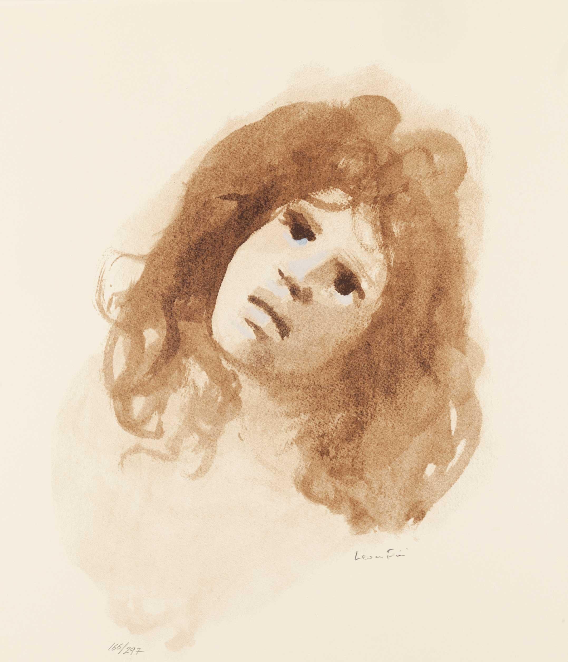 Leonor Fini Portrait Print - Portrait No. 9
