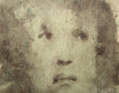 Portrait d'enfant, lithographie surréaliste de Leonor Fini