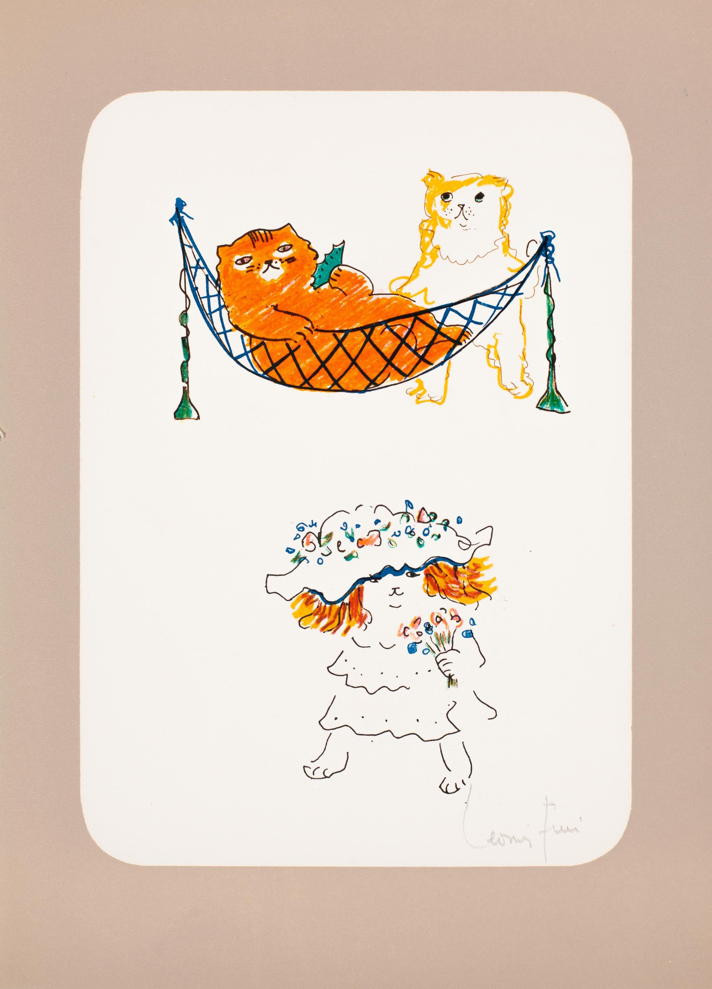 Chat en robe en vente 1