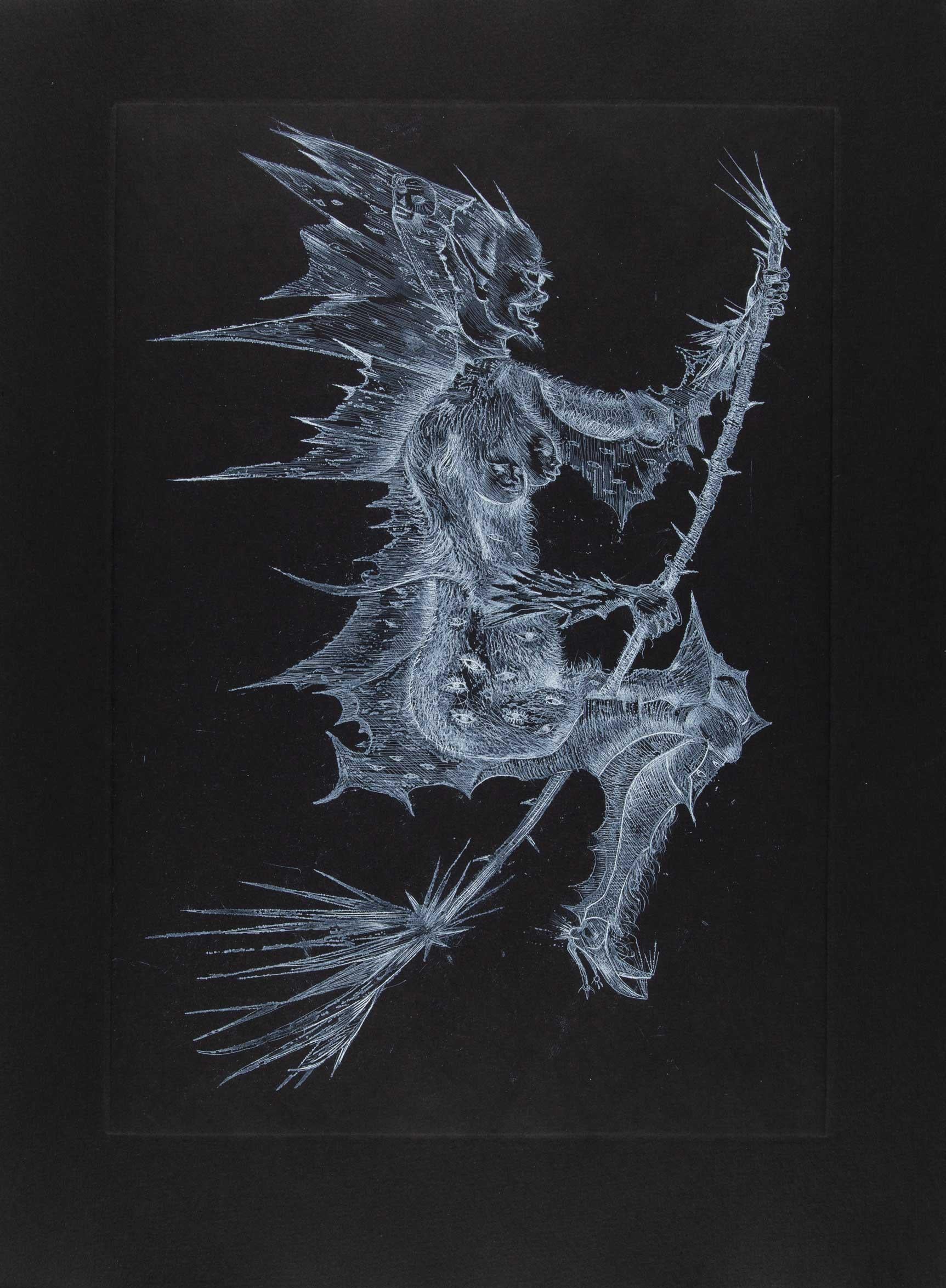 Leonor Fini Portrait Print - Sclaclaviol (W)