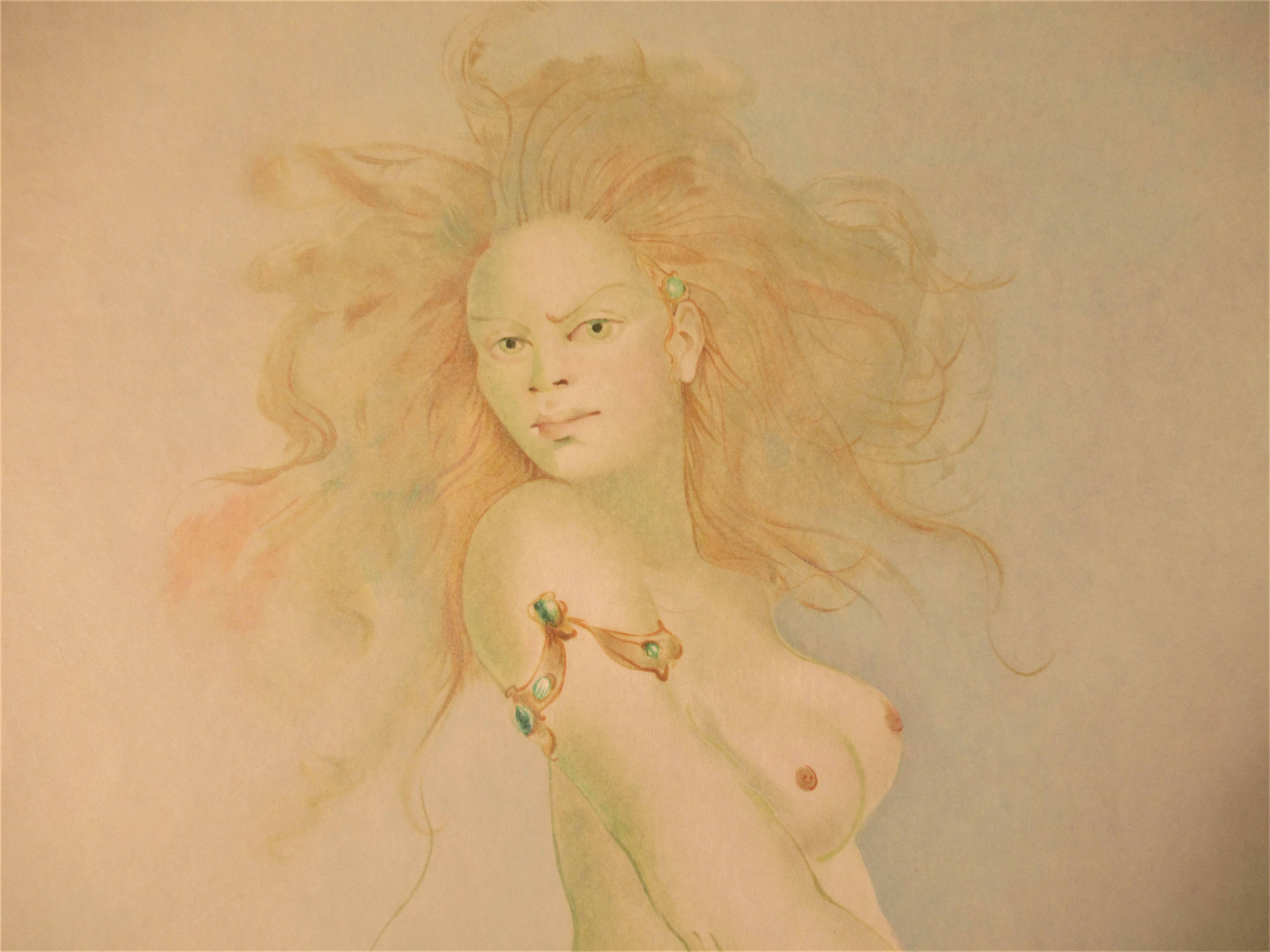 Sphinx - Print by Leonor Fini