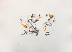 Surrealist composition - Hand-signed lithograph Leonor Fini Surrealist, 1975