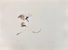 Composición surrealista - Litografía firmada a mano Leonor Fini Surrealista, 1975
