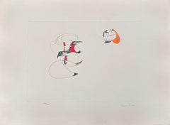 Composición surrealista - Litografía firmada a mano Leonor Fini Surrealista, 1975