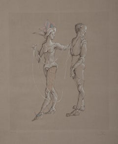Tango, gravure surréaliste de Leonor Fini