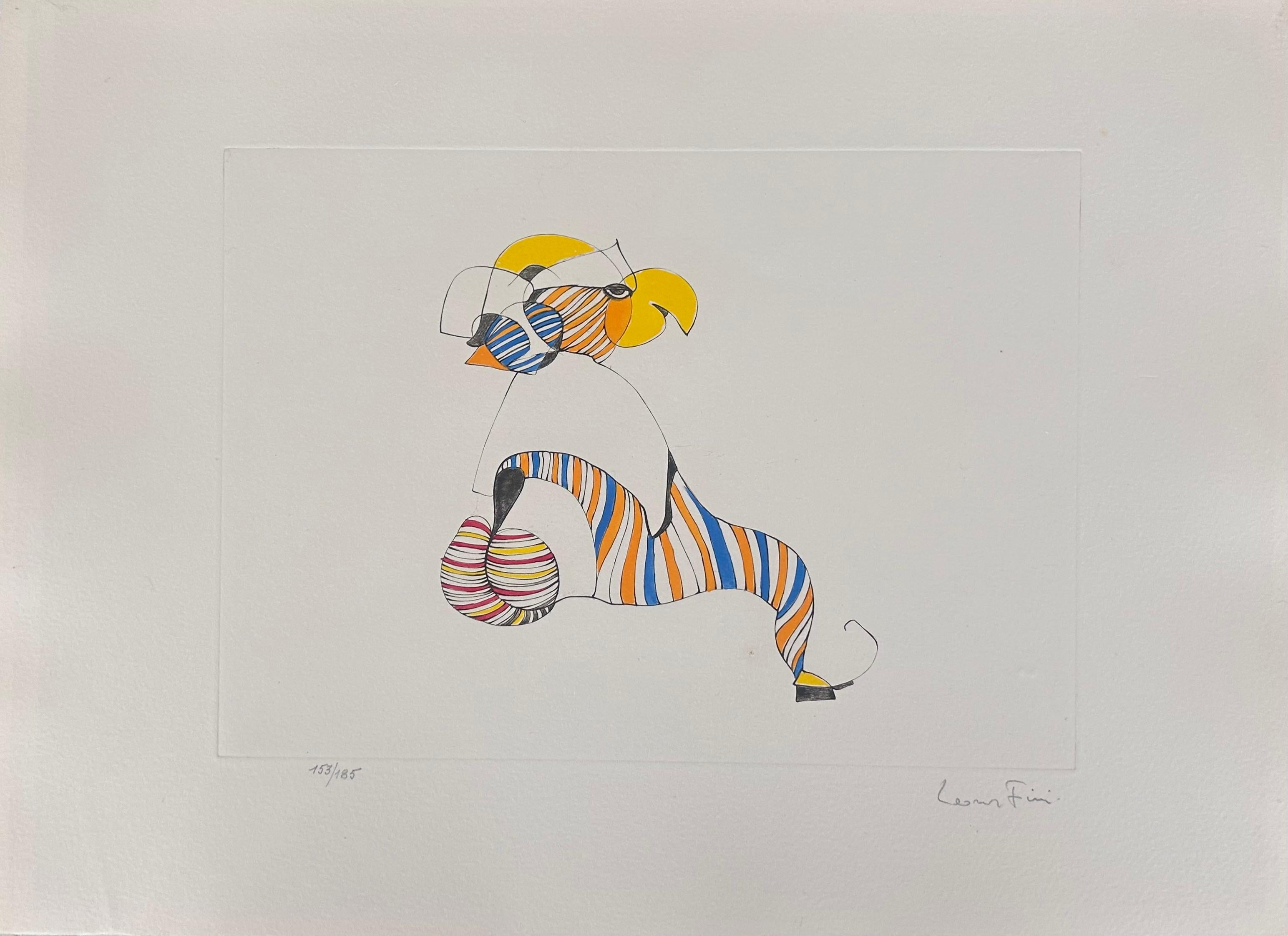 The Art lover - Handsignierte und nummerierte Lithographie Leonor Fini Surrealist, 1975