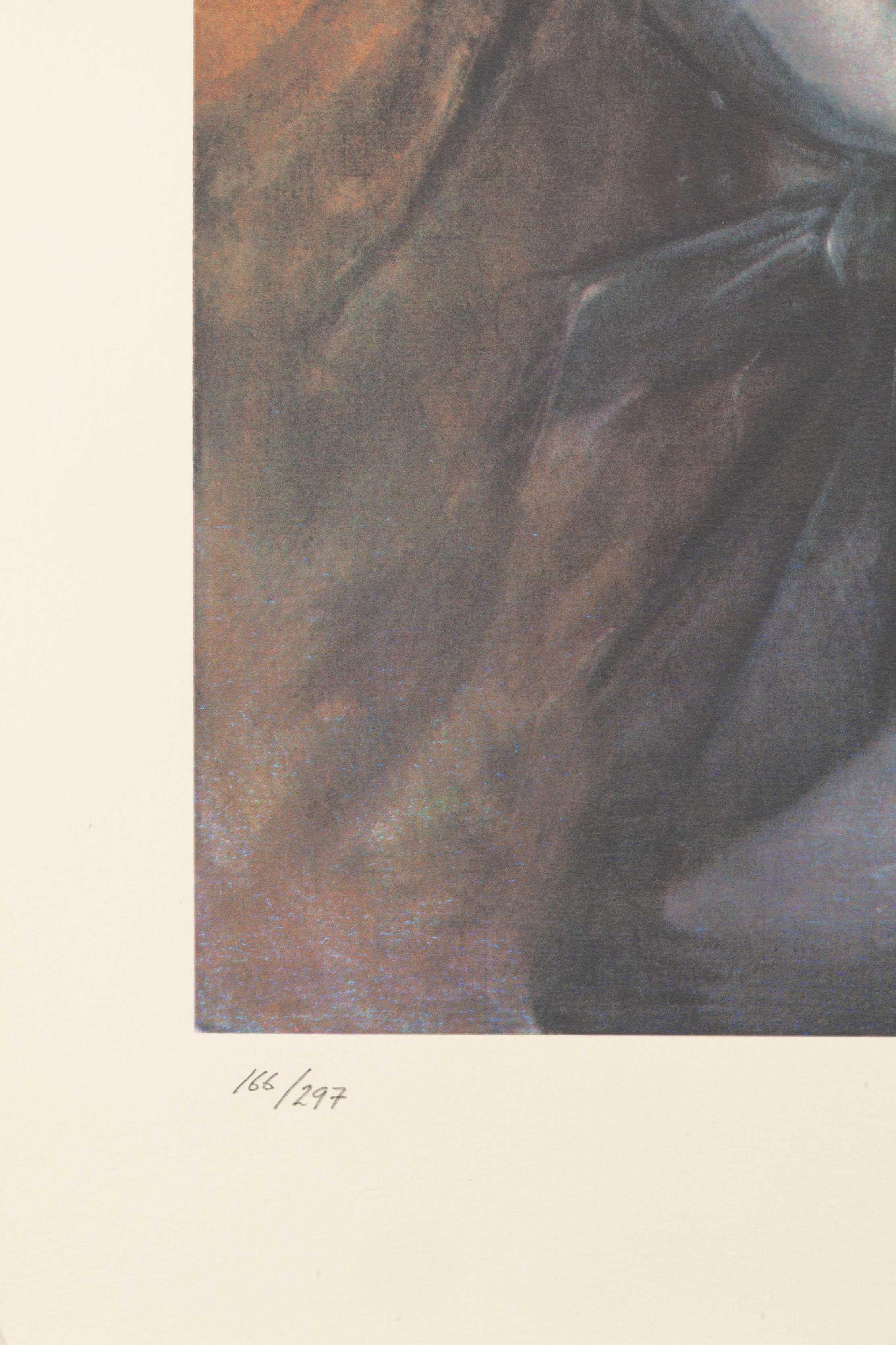 Two Selves - White Portrait Print by Leonor Fini