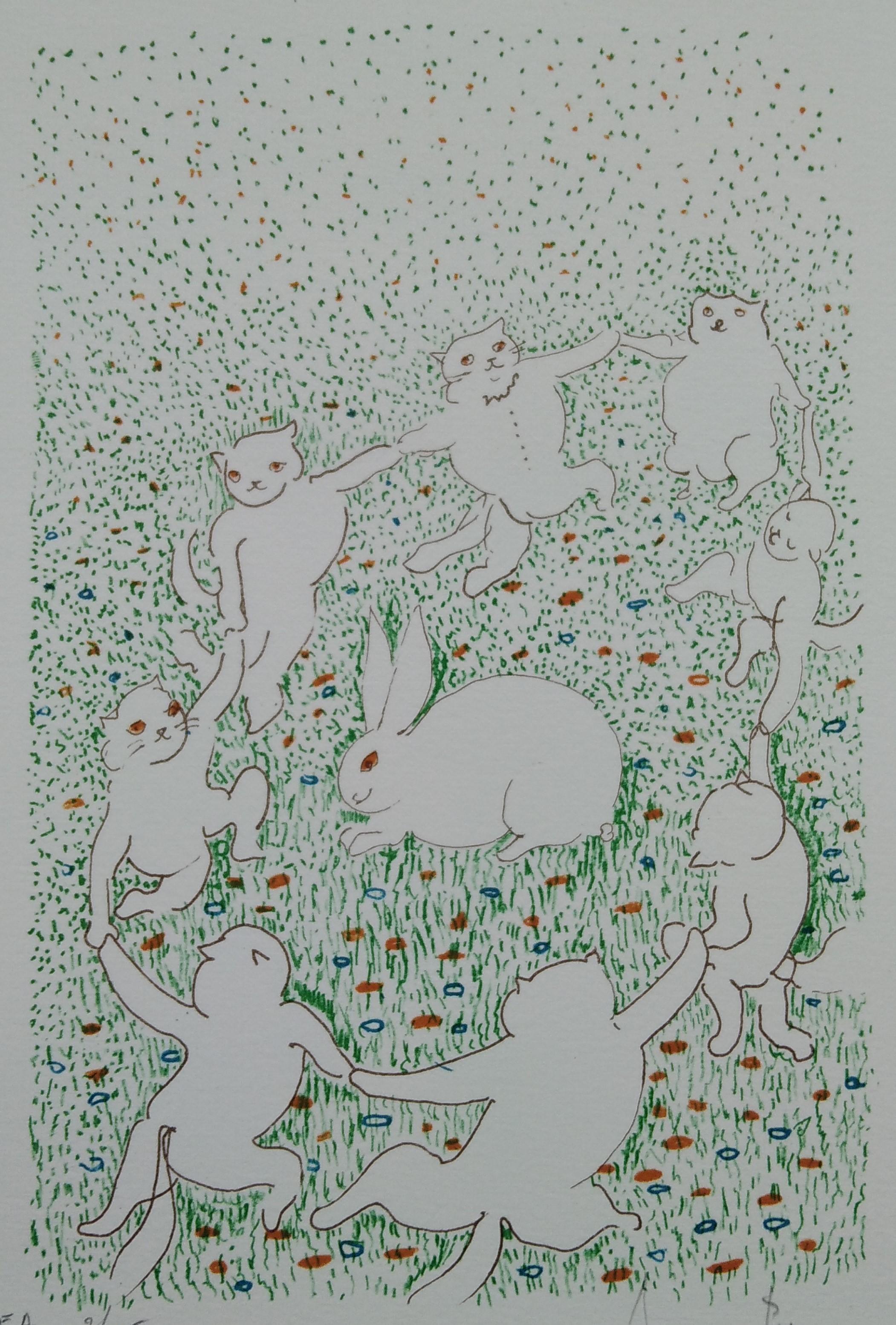 Leonor Fini Animal Print - Untitled