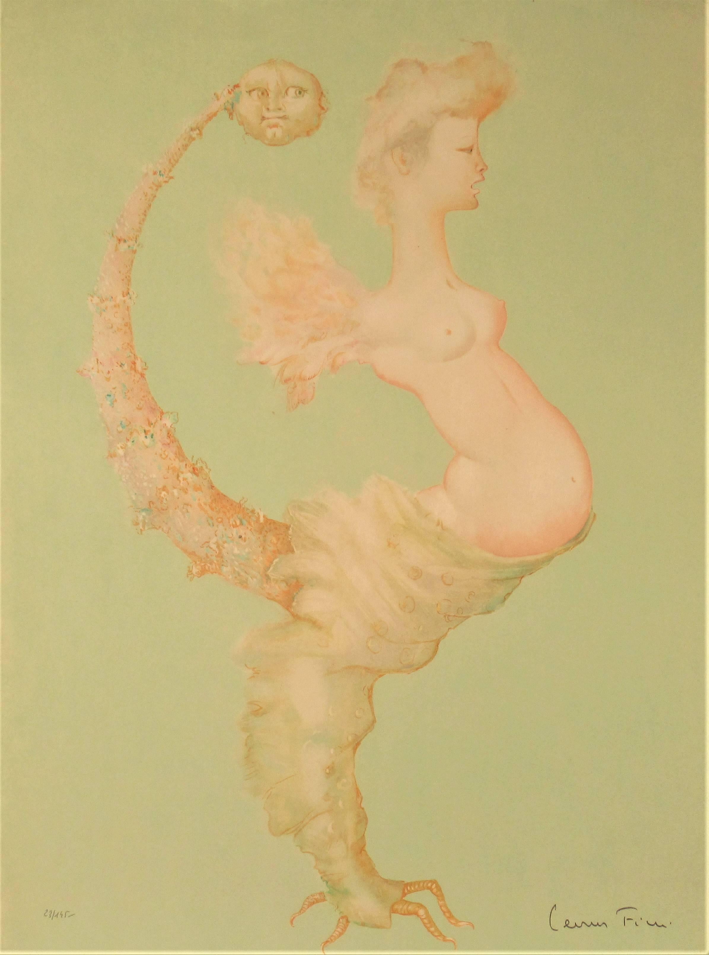 Leonor Fini Figurative Print - Vespertila