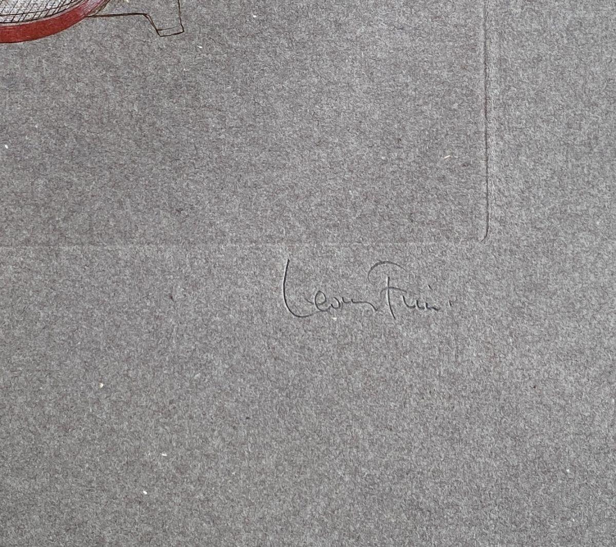 Woman & Surrealist Strawberries - Original Etching Hand Signed & Numbered 1