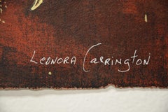 Leonora Carrington 2 British Mexican Master Art Lithograph Ld Ed Facsimile Sign