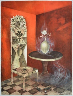Leonora Carrington 5 British Mexican Master Art Lithograph Ld Ed Facsimile Sign 