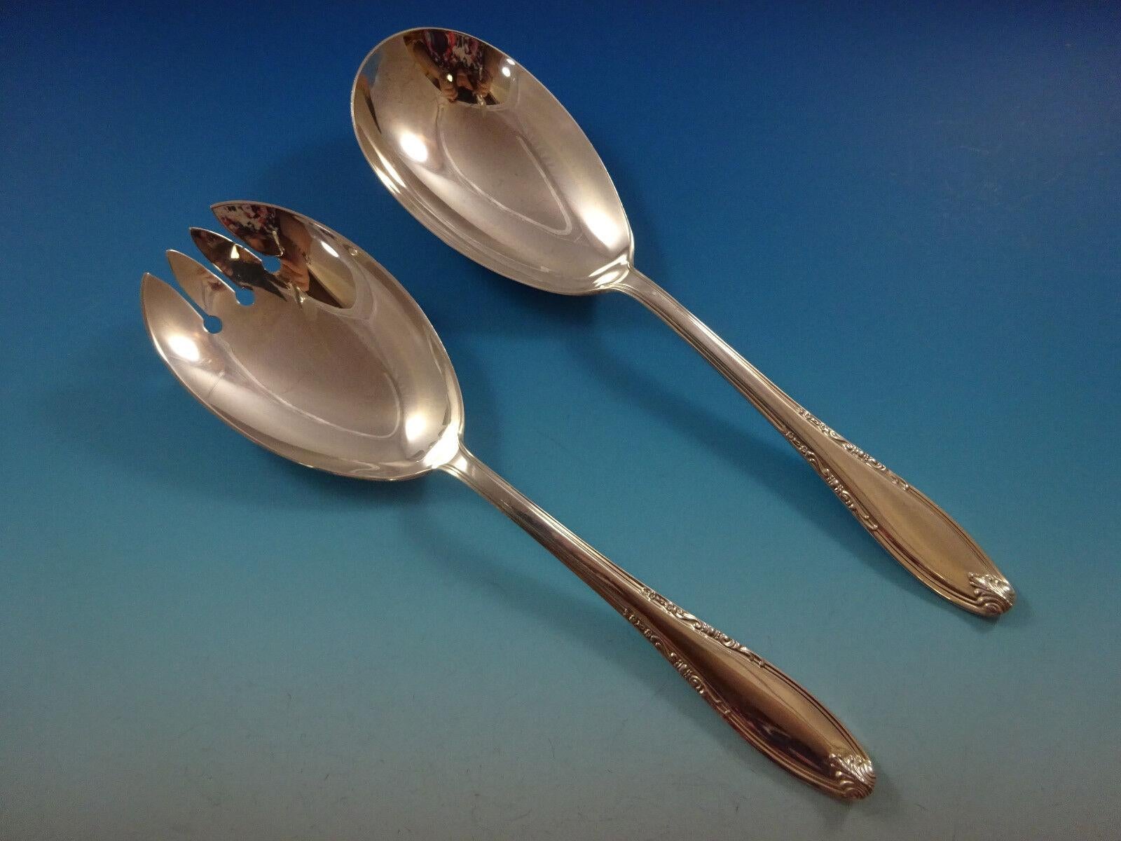 Leonore by Manchester Juego De Cubiertos De Plata De Ley Para 12 Servicio 90 Piezas en Excelente estado para la venta en Big Bend, WI