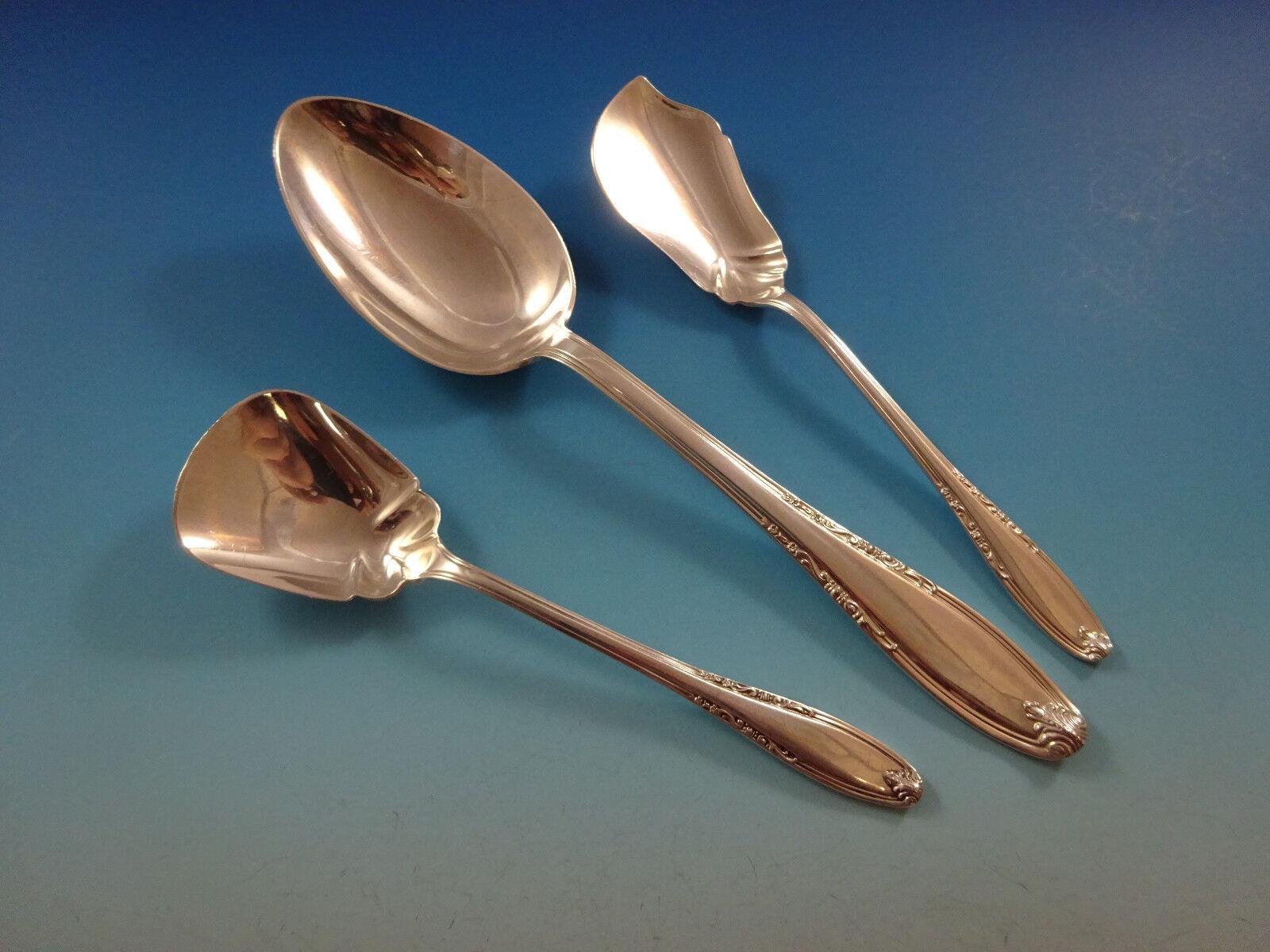 Leonore by Manchester Juego De Cubiertos De Plata De Ley Para 12 Servicio 90 Piezas en venta 2