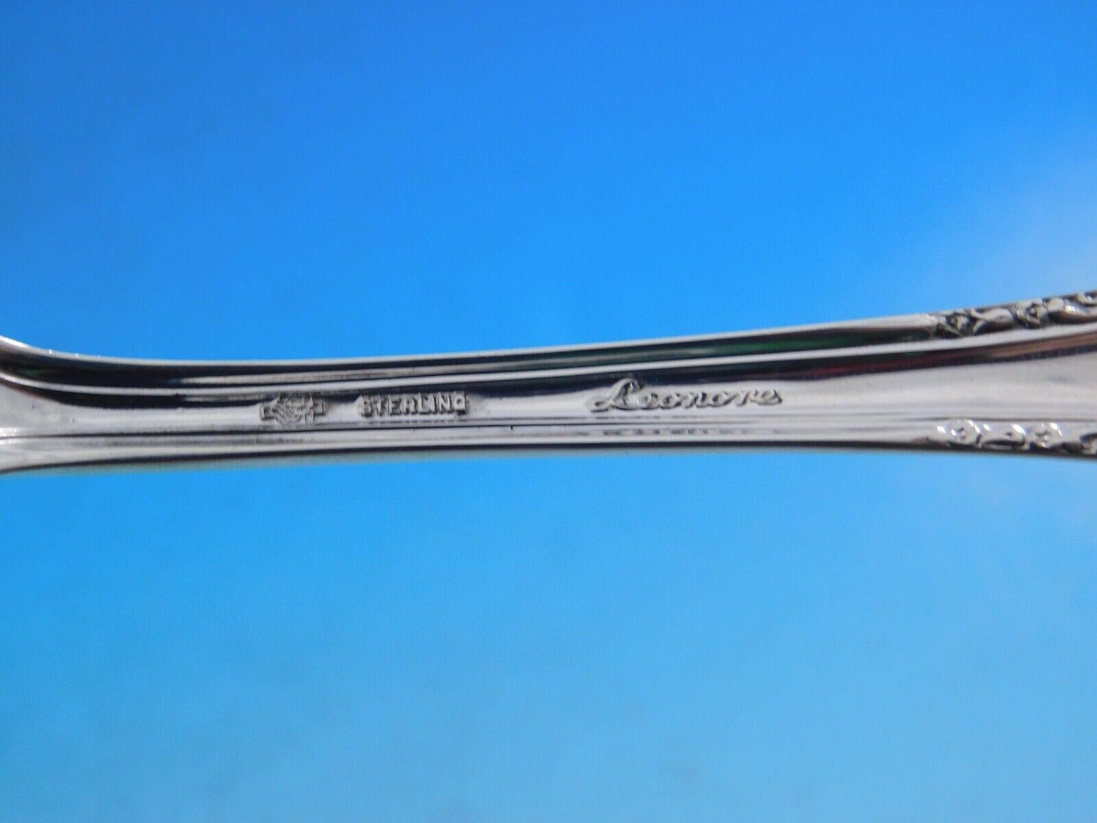 Leonore by Manchester Sterling Silver Flatware Set for 8 Service 84 pcs In Excellent Condition For Sale In Big Bend, WI