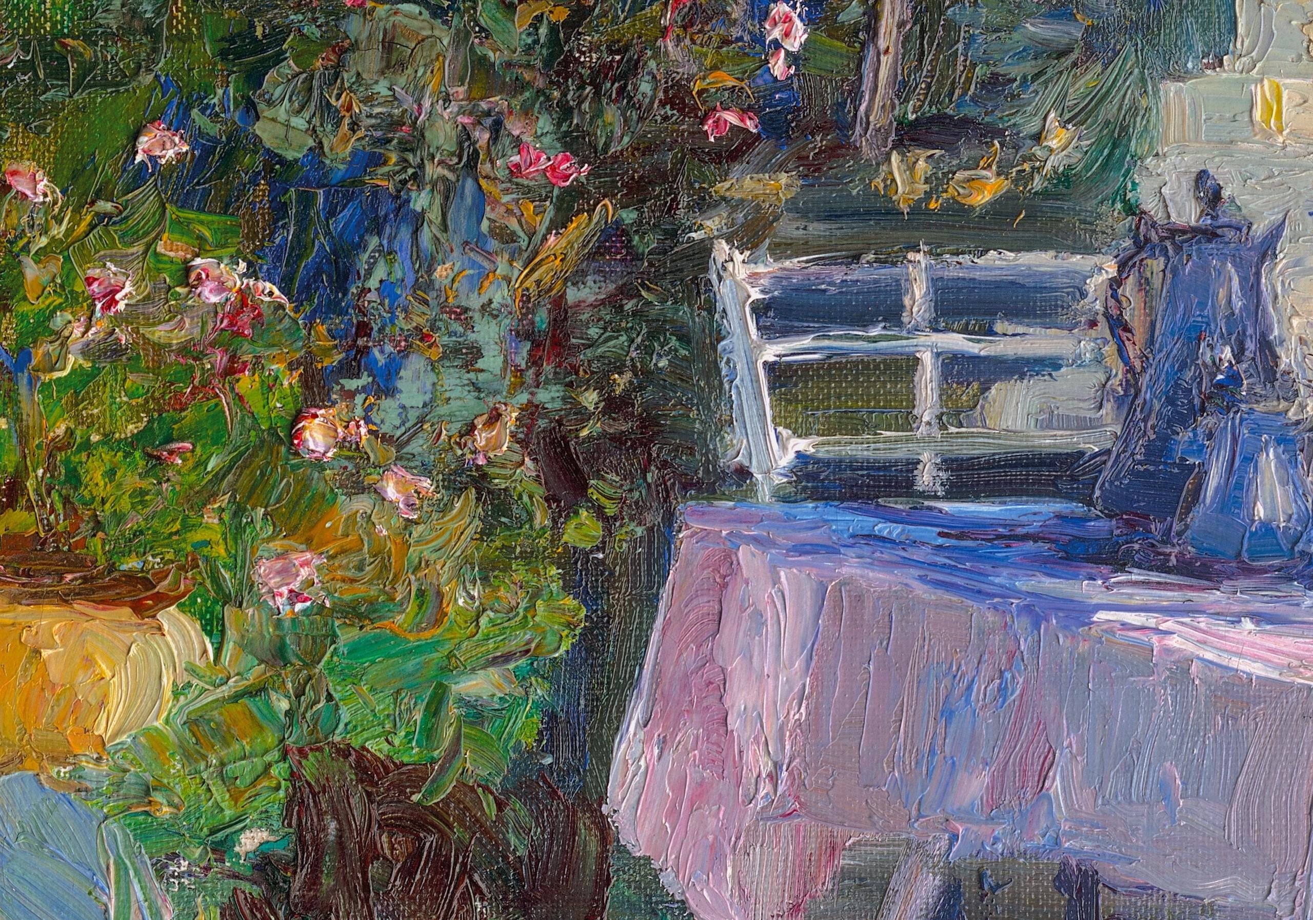 Afternoon in Abbazia - Painting by Leontine von Littrow