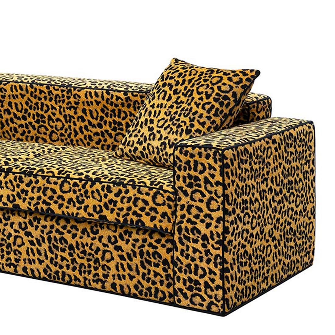 Italian Leopard 2-Seat Sofa For Sale