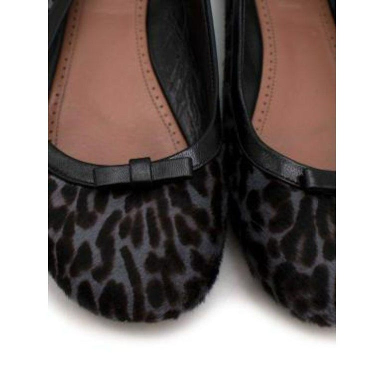 Leopard Stella Ballerinas