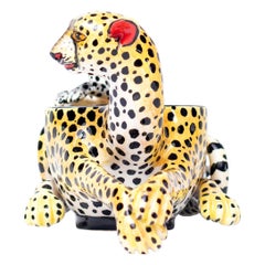 Leopard Ceramic EggCup , hand made in South Africa