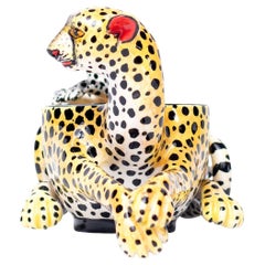 Leopard  Ceramic  EggCup , hand made in South Africa