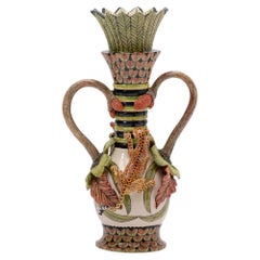 Leopard  Ceramic Vase , hand made in South Africa