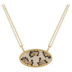 Leopard Crush Pendant In 18 Karat Gold With Diamonds