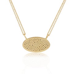 Colorful Stones Leopard Print Pendant in 18 Karat Gold