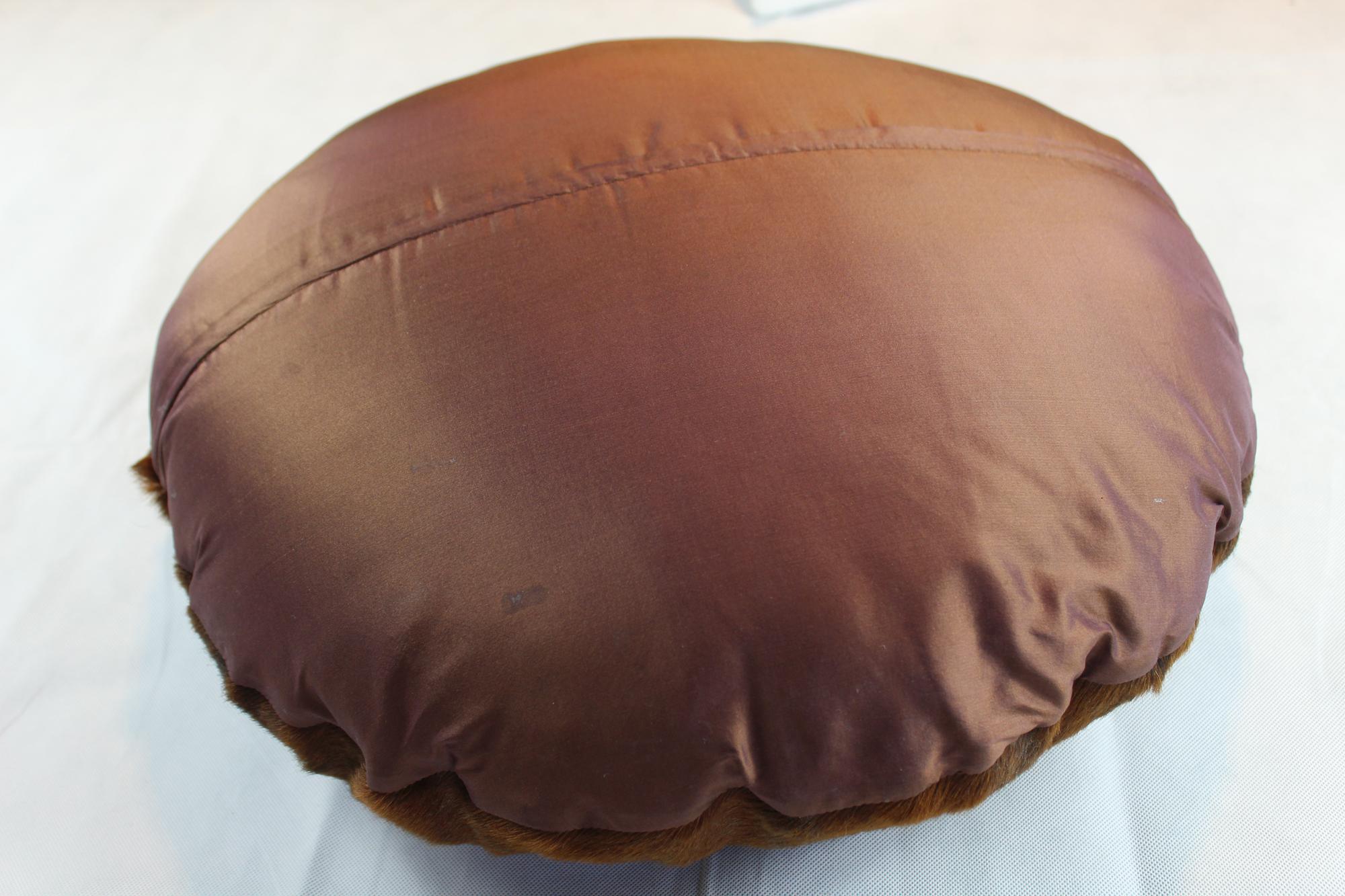 Modern Leopard Cushion, Cow Leather, Made in Italy
