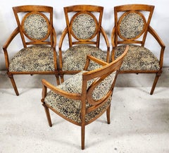 Leopard Dining Armchairs by Minton Spidell
