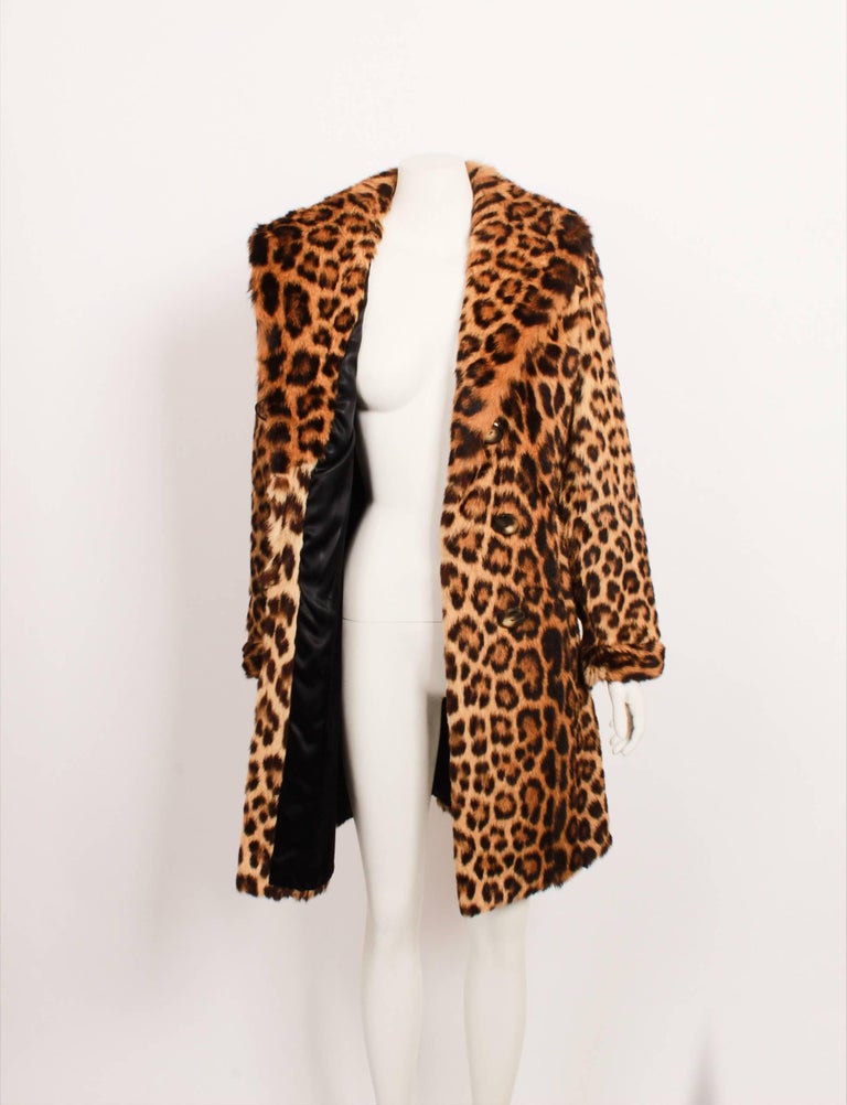 Leopard Fur Coat For Sale at 1stdibs