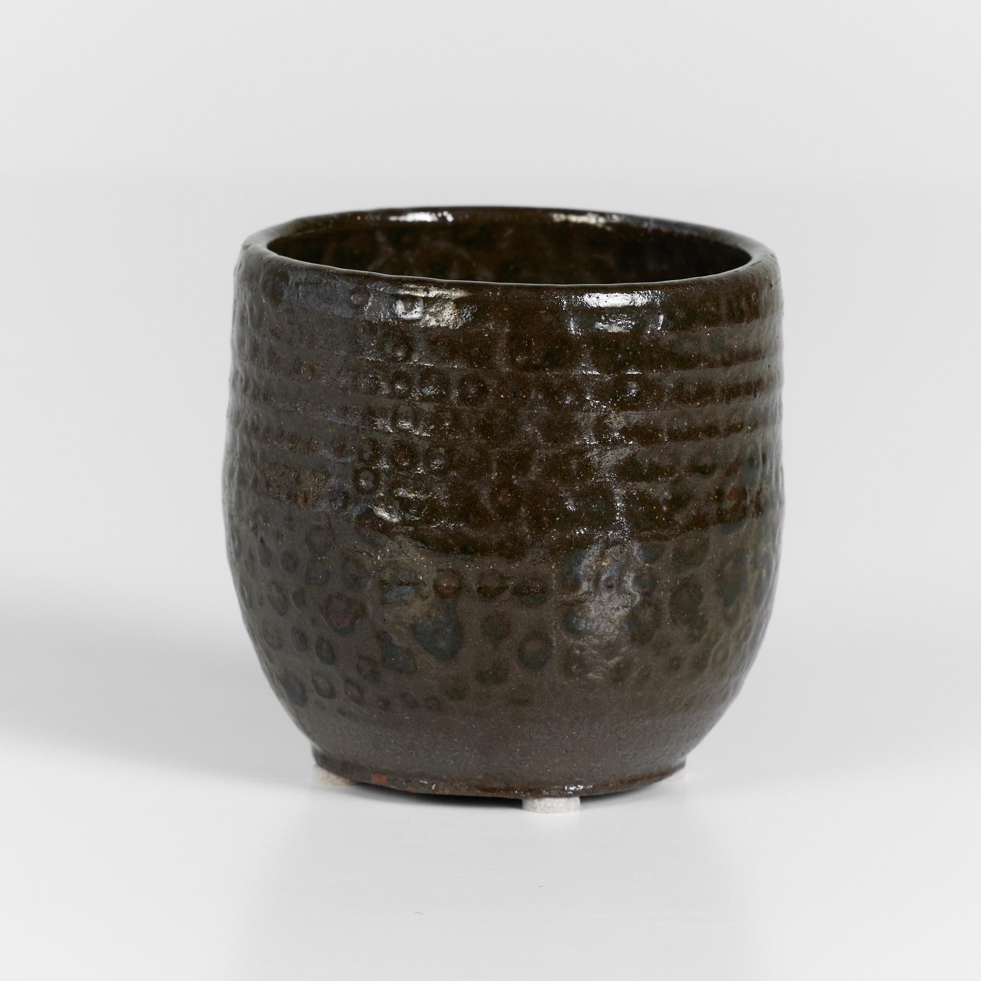 American Leopard Glaze Ceramic Vessel